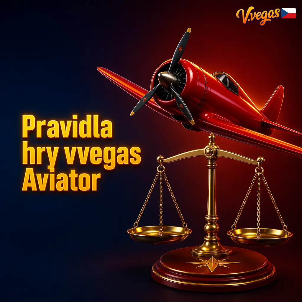 Pravidla hry Aviator na vvegas: rostoucí násobitel, výběr výhry a sázkové limity od 0,10 EUR.