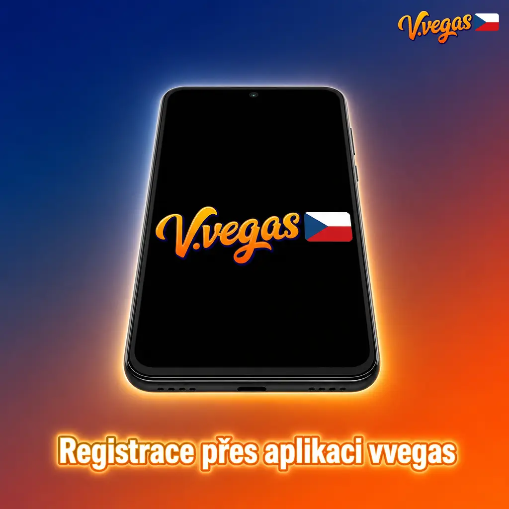 Registrace v aplikaci vvegas – rychlé vyplnění údajů a potvrzení SMS kódem pro založení účtu