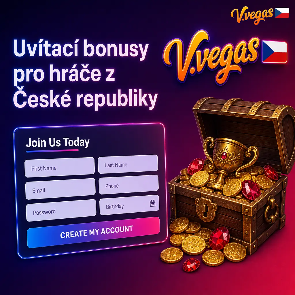 Uvítací bonus vvegas pro české hráče: až 1 500 EUR a 150 free spinů na první tři vklady